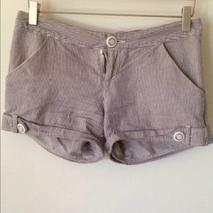 Miss Me Striped Shorts
